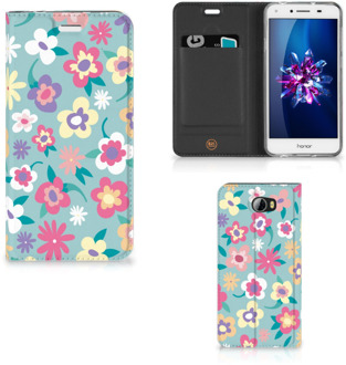 B2Ctelecom Huawei Y5 2 | Y6 Compact Standcase Hoesje Design Flower Power