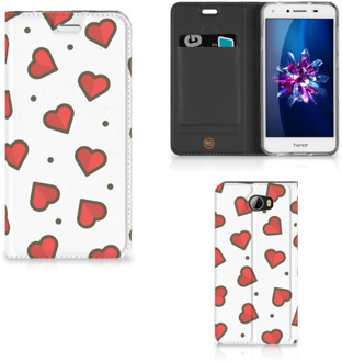 B2Ctelecom Huawei Y5 2 | Y6 Compact Standcase Hoesje Design Hearts