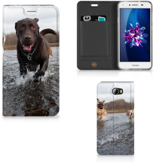 B2Ctelecom Huawei Y5 2 | Y6 Compact Standcase Hoesje Design Honden