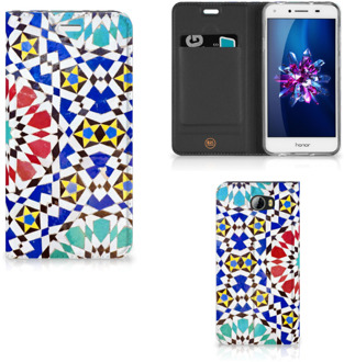 B2Ctelecom Huawei Y5 2 | Y6 Compact Standcase Hoesje Design Mozaïek