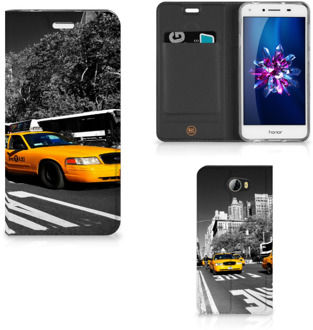 B2Ctelecom Huawei Y5 2 | Y6 Compact Standcase Hoesje Design New York Taxi