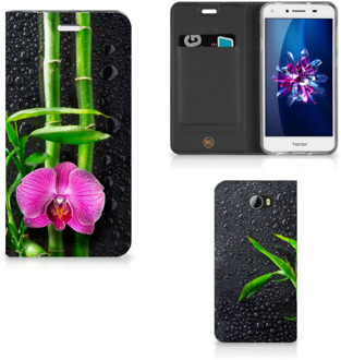 B2Ctelecom Huawei Y5 2 | Y6 Compact Standcase Hoesje Design Orchidee