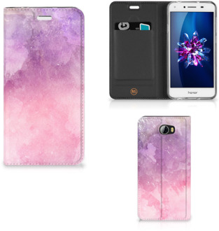 B2Ctelecom Huawei Y5 2 | Y6 Compact Standcase Hoesje Design Pink Purple Paint