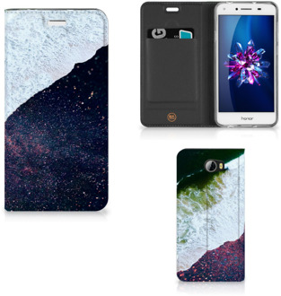 B2Ctelecom Huawei Y5 2 | Y6 Compact Standcase Hoesje Design Sea in Space