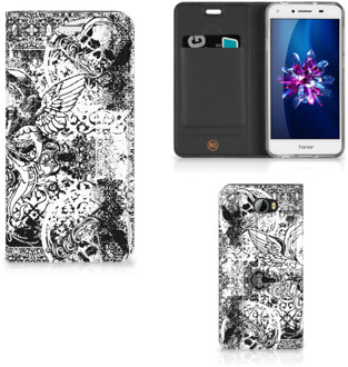 B2Ctelecom Huawei Y5 2 | Y6 Compact Standcase Hoesje Design Skulls Angel