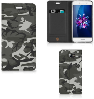 B2Ctelecom Huawei Y5 2 | Y6 Compact Uniek Standcase Hoesje Army Light