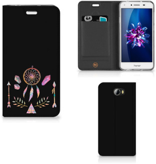 B2Ctelecom Huawei Y5 2 | Y6 Compact Uniek Standcase Hoesje Boho Dreamcatcher