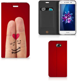 B2Ctelecom Huawei Y5 2 | Y6 Compact Uniek Standcase Hoesje Liefde