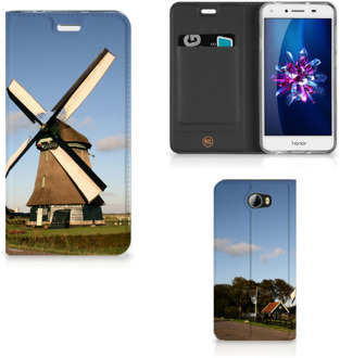 B2Ctelecom Huawei Y5 2 | Y6 Compact Uniek Standcase Hoesje Molen