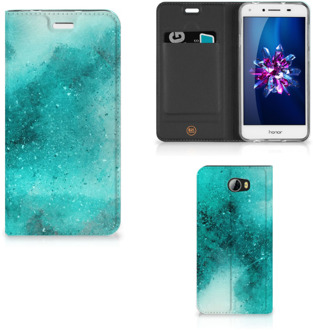 B2Ctelecom Huawei Y5 2 | Y6 Compact Uniek Standcase Hoesje Painting Blue