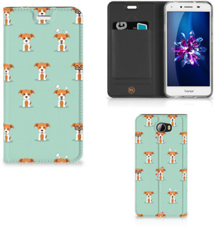 B2Ctelecom Huawei Y5 2 | Y6 Compact Uniek Standcase Hoesje Pups