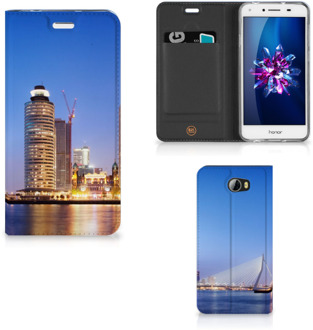 B2Ctelecom Huawei Y5 2 | Y6 Compact Uniek Standcase Hoesje Rotterdam