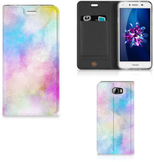 B2Ctelecom Huawei Y5 2 | Y6 Compact Uniek Standcase Hoesje Watercolor Light