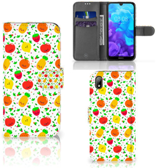 B2Ctelecom Huawei Y5 (2019) Book Cover Fruits