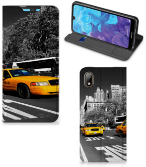 B2Ctelecom Huawei Y5 (2019) Book Cover New York Taxi