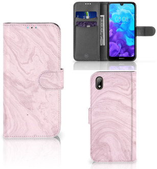 B2Ctelecom Huawei Y5 (2019) Bookcase Marble Roze