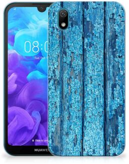 B2Ctelecom Huawei Y5 (2019) Bumper Hoesje Blauw Wood