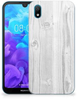 B2Ctelecom Huawei Y5 (2019) Bumper Hoesje White Wood