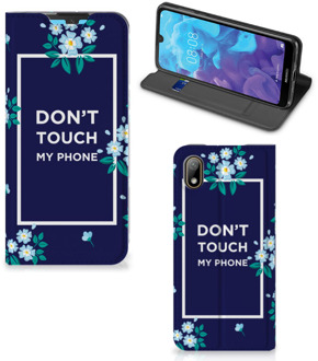 B2Ctelecom Huawei Y5 (2019) Design Case Flowers Blue DTMP