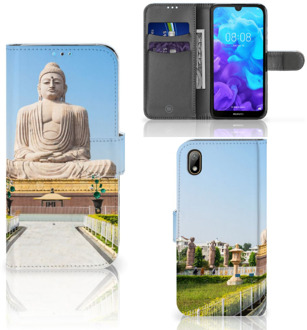 B2Ctelecom Huawei Y5 (2019) Flip Cover Boeddha