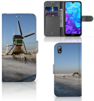 B2Ctelecom Huawei Y5 (2019) Flip Cover Schaatsers Friesland