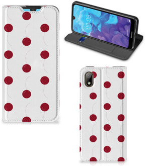 B2Ctelecom Huawei Y5 (2019) Flip Style Cover Cherries