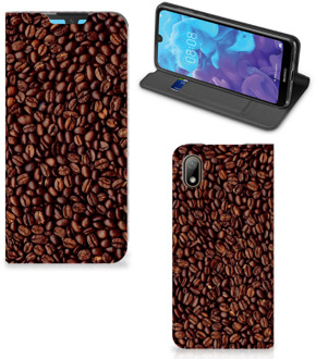 B2Ctelecom Huawei Y5 (2019) Flip Style Cover Koffiebonen