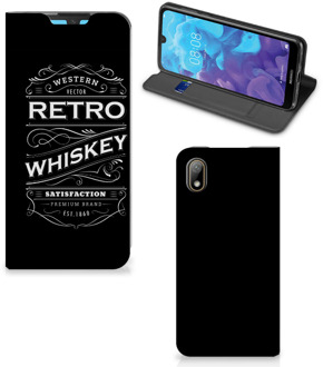 B2Ctelecom Huawei Y5 (2019) Flip Style Cover Whiskey