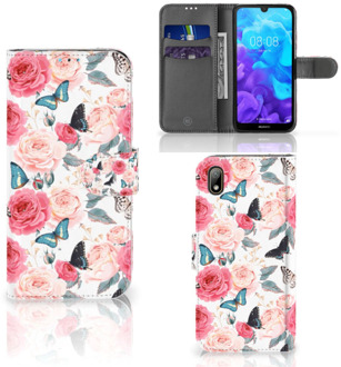 B2Ctelecom Huawei Y5 (2019) Hoesje Butterfly Roses