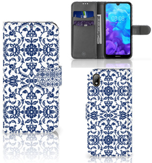 B2Ctelecom Huawei Y5 (2019) Hoesje Flower Blue