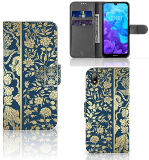 B2Ctelecom Huawei Y5 (2019) Hoesje Golden Flowers