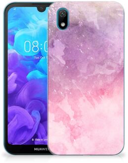 B2Ctelecom Huawei Y5 (2019) Hoesje maken Pink Purple Paint