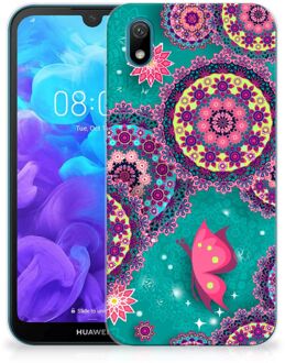 B2Ctelecom Huawei Y5 (2019) Hoesje maken Vlinders en Cirkels