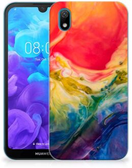 B2Ctelecom Huawei Y5 (2019) Hoesje maken Watercolor Dark