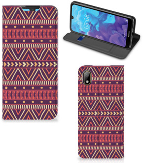 B2Ctelecom Huawei Y5 (2019) Hoesje met Magneet Aztec Purple