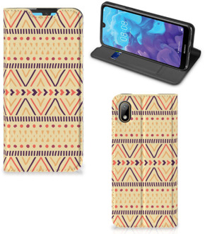 B2Ctelecom Huawei Y5 (2019) Hoesje met Magneet Aztec Yellow