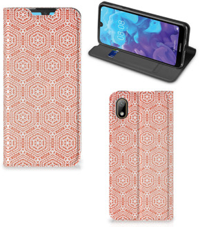 B2Ctelecom Huawei Y5 (2019) Hoesje met Magneet Pattern Orange