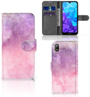 B2Ctelecom Huawei Y5 (2019) Hoesje Pink Purple Paint