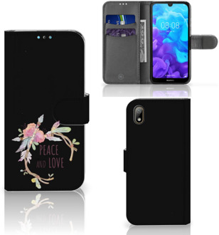 B2Ctelecom Huawei Y5 (2019) Leuk Hoesje Boho Text