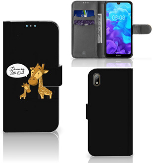 B2Ctelecom Huawei Y5 (2019) Leuk Hoesje Giraffe