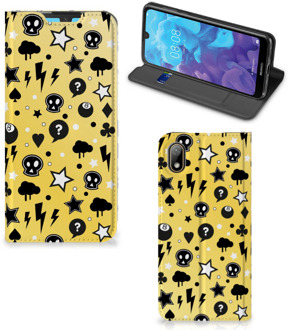 B2Ctelecom Huawei Y5 (2019) Mobiel BookCase Punk Yellow