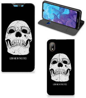 B2Ctelecom Huawei Y5 (2019) Mobiel BookCase Skull Eyes