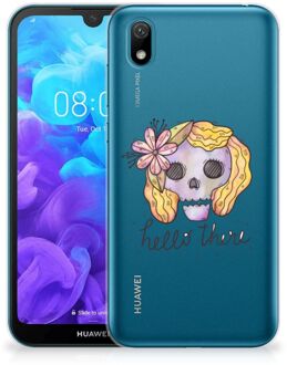 B2Ctelecom Huawei Y5 (2019) Silicone Back Case Boho Skull