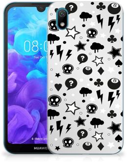 B2Ctelecom Huawei Y5 (2019) Silicone Back Case Zilver Punk