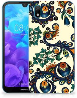 B2Ctelecom Huawei Y5 (2019) Siliconen Hoesje Barok Flower