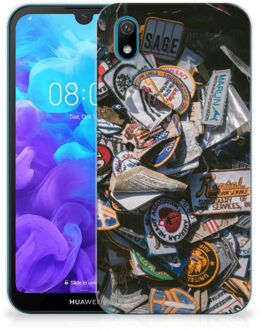 B2Ctelecom Huawei Y5 (2019) Siliconen Hoesje met foto Badges