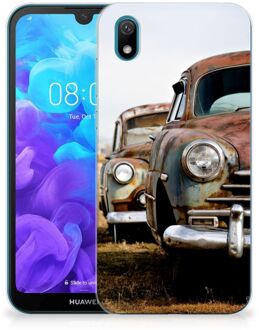 B2Ctelecom Huawei Y5 (2019) Siliconen Hoesje met foto Vintage Auto