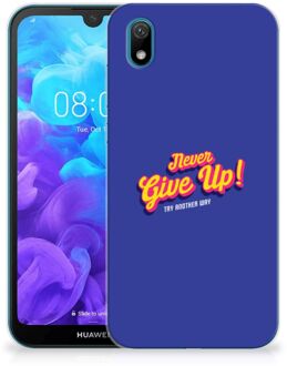 B2Ctelecom Huawei Y5 (2019) Siliconen hoesje met naam Never Give Up