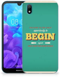 B2Ctelecom Huawei Y5 (2019) Siliconen hoesje met naam Quote Begin