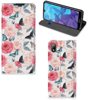 B2Ctelecom Huawei Y5 (2019) Smart Cover Butterfly Roses